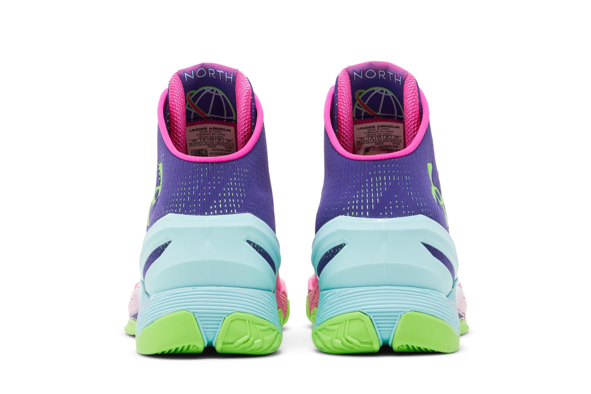 Sizing Under Armour Curry 2 Retro 2022 'Cahaya Utara' 3026052-600
