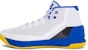 Under Armour Curry 3 'Dub Nation Home' kasut bola keranjang. 1269279-102