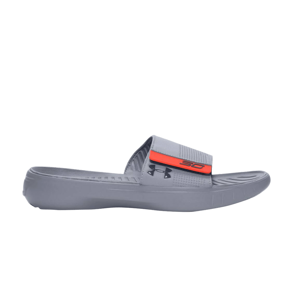Under Armour Curry 3 Slides 'Grey Orange' 1287207-038