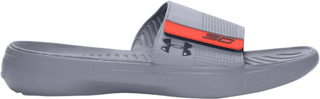 Under Armour Curry 3 Slides 'Grey Orange' 1287207-038 Under Armour Curry 3 Slides 'Grey Orange' 1287207-038