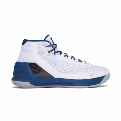 UA Curry 3 White Blackout Navy