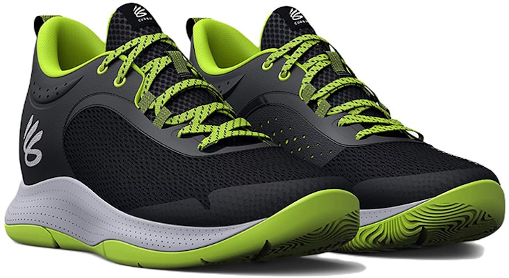 安德玛 Curry 3Z6 '黑绿' 运动鞋 3025090-001 Lookbook 安德玛 Curry 3Z6 '黑绿' 运动鞋 3025090-001