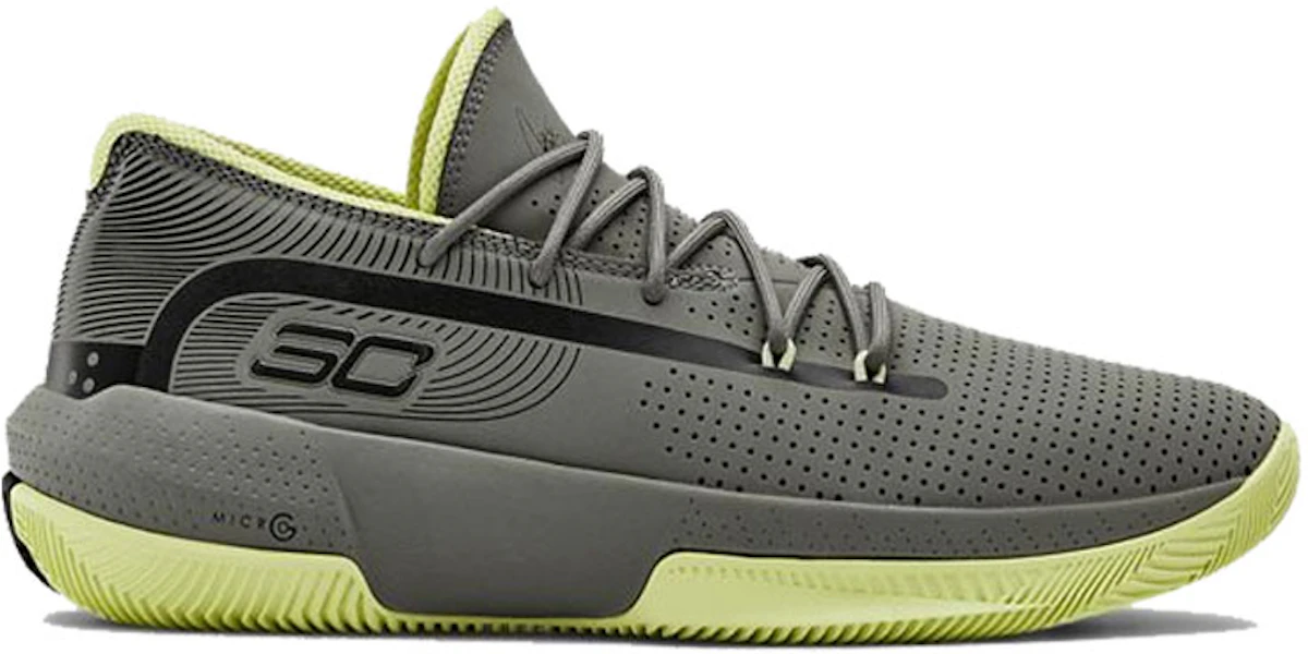 Under Armour Curry 3Zer0 3 ''Grau Gravity Grün'' 3022048-302 Lookbook Under Armour Curry 3Zer0 3 ''Grau Gravity Grün'' 3022048-302