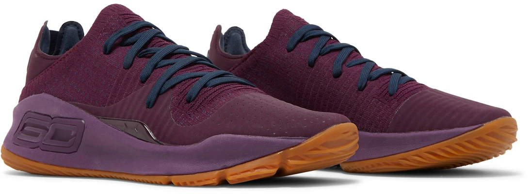 安德玛 Curry 4 Low 赤霞珠配色 3000083-500 Cheap 安德玛 Curry 4 Low 赤霞珠配色 3000083-500