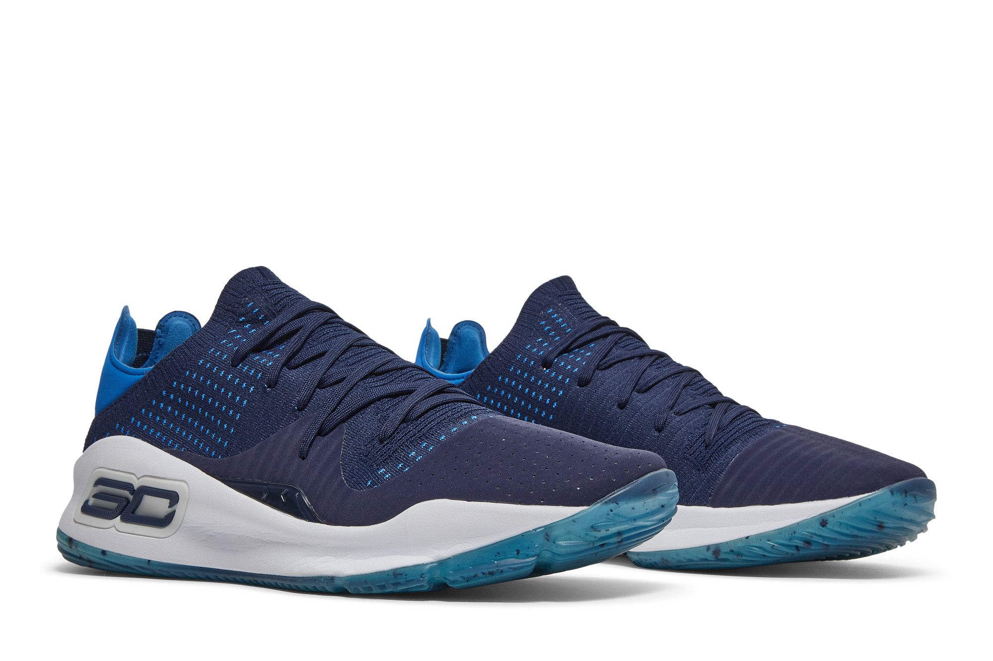 Cheap Under Armour Curry 4 Low TB ''Navy Bleu'' 3021707-406