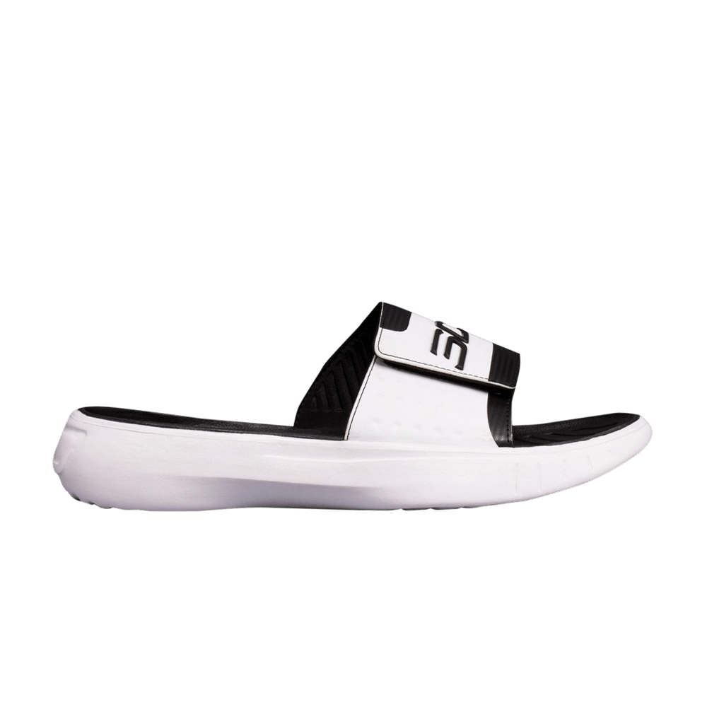 Buy Under Armour Curry 4 Slide 'Negro Blanco' 3000037-001