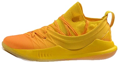 Under Armour Curry 5 Yellow Orange 3021708-700 Under Armour Curry 5 Yellow Orange 3021708-700