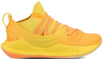 Under Armour Curry 5 Yellow Orange 3021708-700 Under Armour Curry 5 Yellow Orange 3021708-700