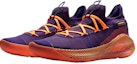 Lookbook Under Armour Curry 6 'Orkid Ungu Gelap' 3022386-501