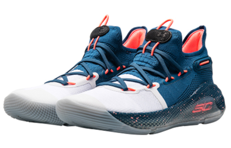 Lookbook Under Armour Curry 6 Fiesta Splash. 3020612-405
