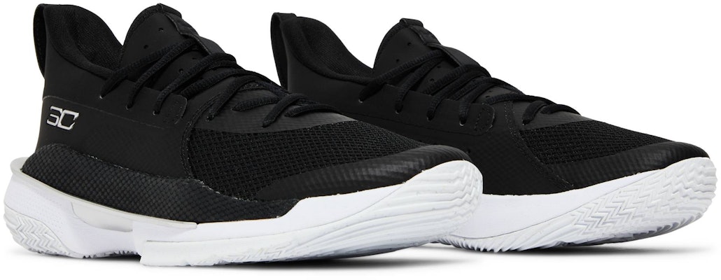 Under Armour Curry 7 Team 'Hitam Putih' 3023838-003 Cheap Under Armour Curry 7 Team 'Hitam Putih' 3023838-003