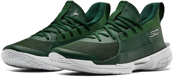 언더아머 커리 7 팀 "포레스트 그린" 농구화 3023838-303 Lookbook 언더아머 커리 7 팀 "포레스트 그린" 농구화 3023838-303