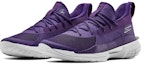 Lookbook Under Armour Curry 7 Ungu Putih Team 3023838-501