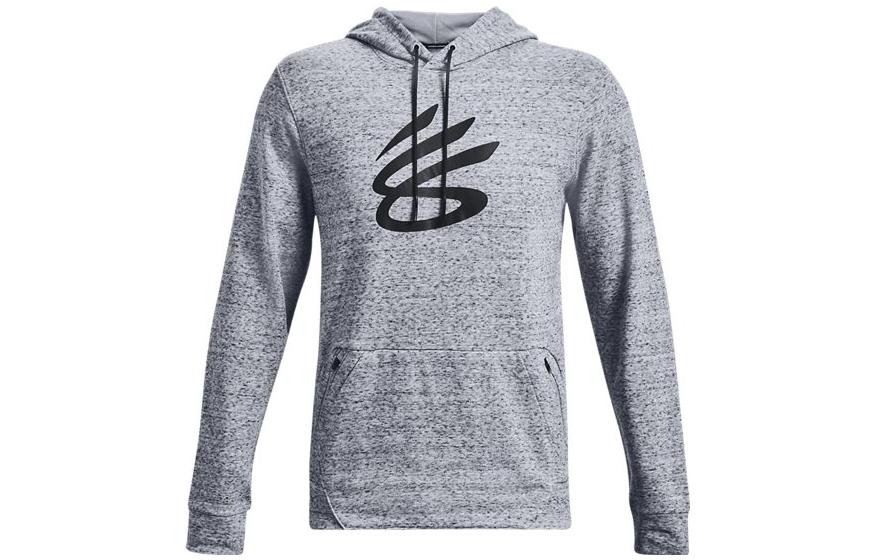Under Armour Curry Collection Grey Printed Pullover Hoodie 1370276-011