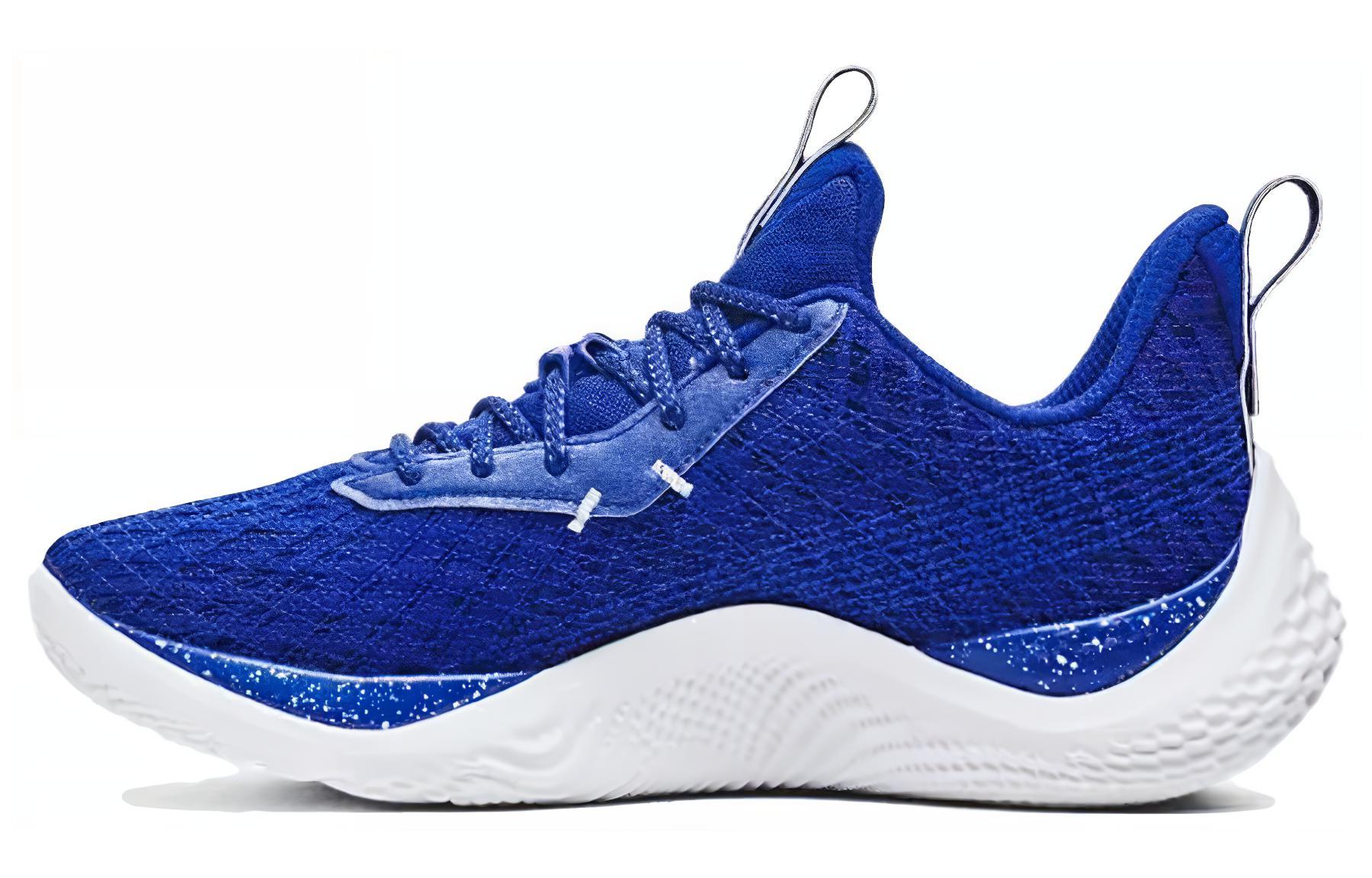 Under Armour Curry Flow 10 Low Basketball Shoes Blue Anti-Slip Durable. 3026624401