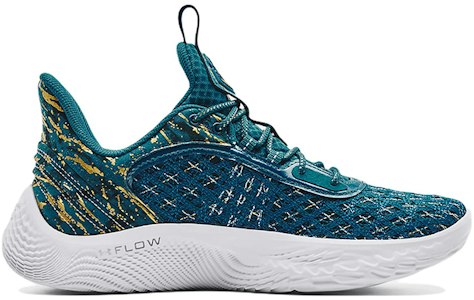 Lookbook Under Armour Curry 9 Flow “2974 3PT Record“ 低筒 實戰籃球鞋 男款 藍色