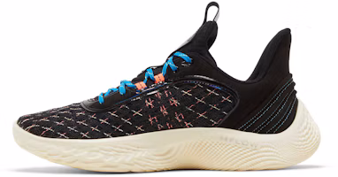 Lookbook Under Armour Curry 9 Flow 夜光 低筒 實戰籃球鞋 男款 黑色