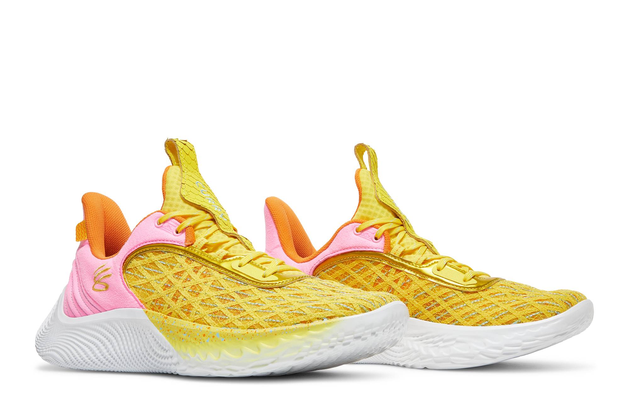 Cheap Under Armour Curry Flow 9 Plaza Sésamo Big Bird 3024248-702