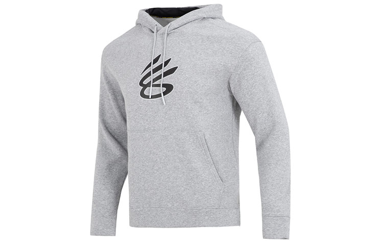 Under Armour Curry Geometric Print Hoodie Grey Casual Sportswear 1374298-011