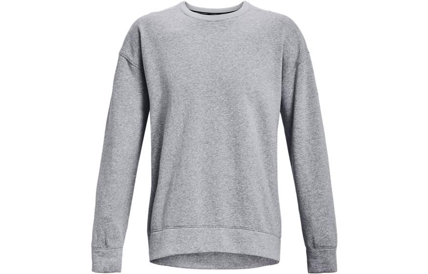 Under Armour Curry Gray Vintage Crewneck Long-Sleeve Sweatshirt 1374300-011