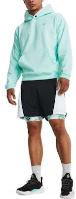 언더아머 커리 그레이터 솔리드 농구 후디 블루 의류 1380325-361 Details for 언더아머 커리 그레이터 솔리드 농구 후디 블루 의류 1380325-361