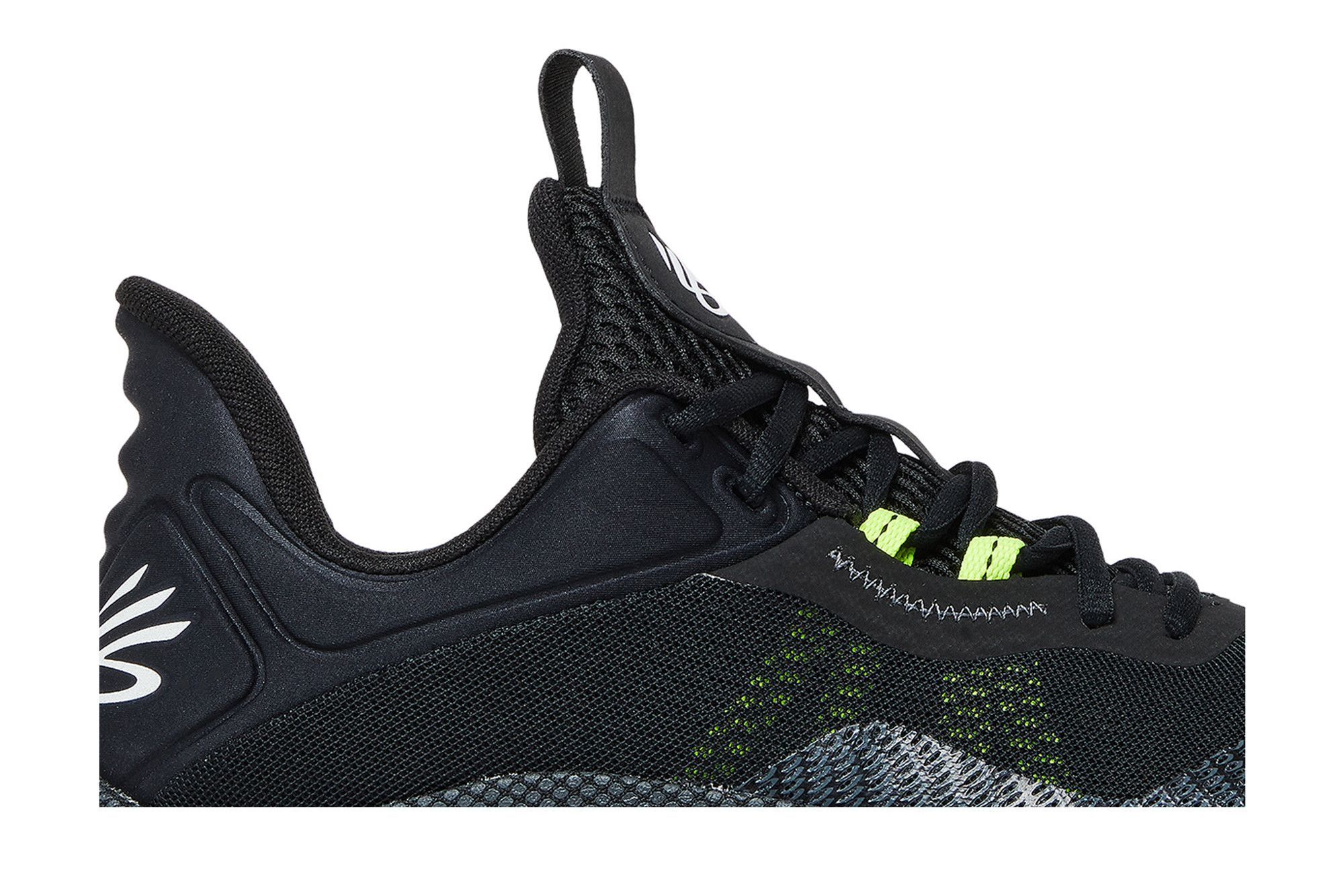 Lookbook Under Armour Curry HOVR Splash 2 ''Noir Vert'' 3025636-001