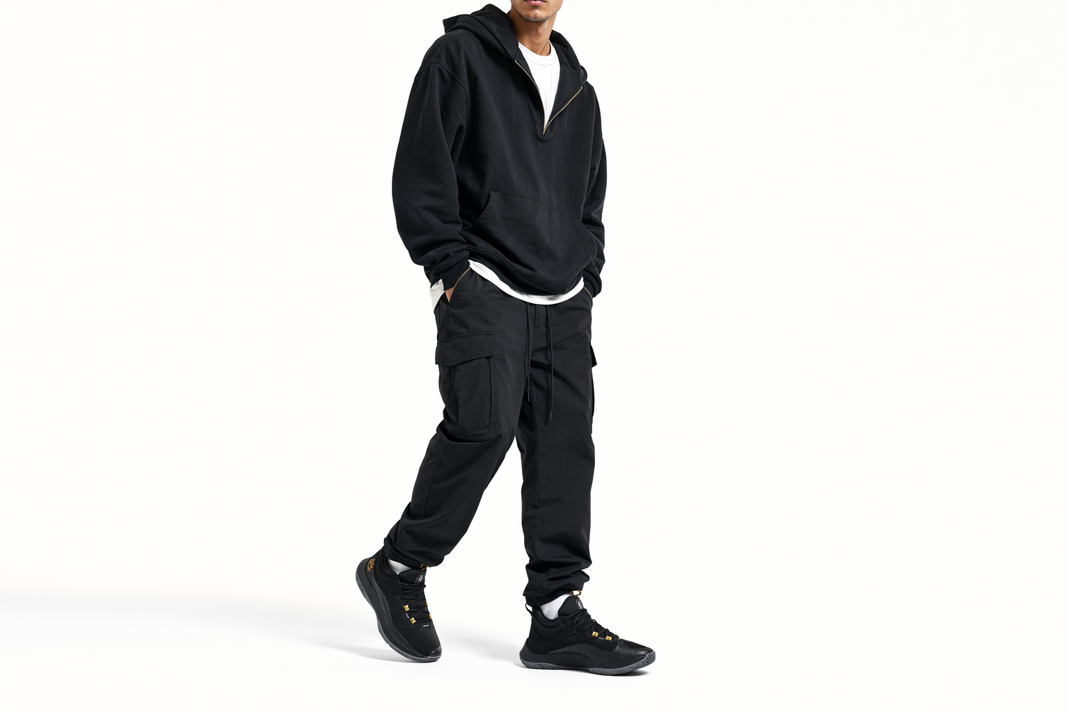 Order Under Armour Curry HOVR Splash 'Black Pitch Grey' 3024719-005