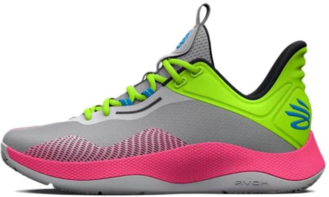Under Armour Curry HOVR Splash 'Halo Grey Lime Pink' 3025636-102 Buy Under Armour Curry HOVR Splash 'Halo Grey Lime Pink' 3025636-102