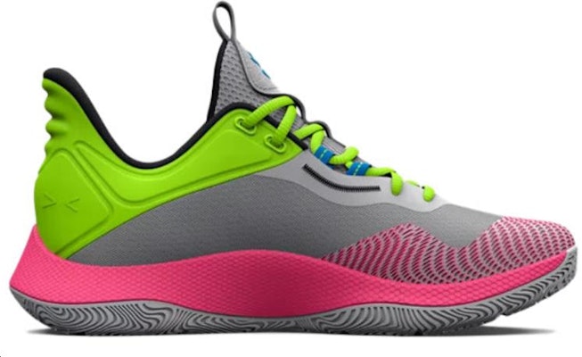 Under Armour Curry HOVR Splash 'Halo Grey Lime Pink' 3025636-102 Order Under Armour Curry HOVR Splash 'Halo Grey Lime Pink' 3025636-102