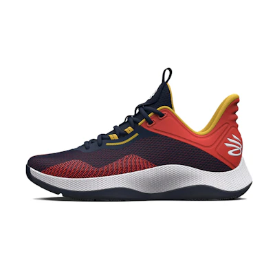 UA Curry HOVR Splash 'Midnight Navy Orange'