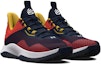 Lookbook Under Armour Curry HOVR Splash 'Biru Tengah Malam Oren' 3025636-400