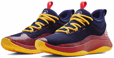 Shop 安德瑪 Curry HOVR Splash '午夜海軍黃色計程車' 3024719-403