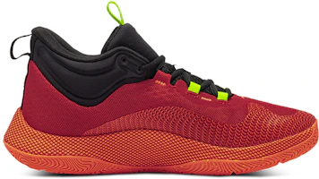Order Under Armour Hovr Splash 1 Curry 库里 耐磨防滑減震 中筒 籃球鞋 男女同款 紅 簡版