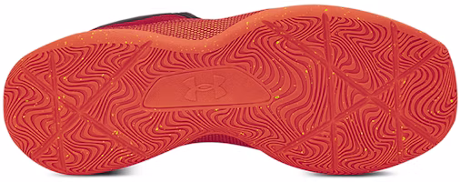 Shop Under Armour Hovr Splash 1 Curry 库里 耐磨防滑減震 中筒 籃球鞋 男女同款 紅 簡版