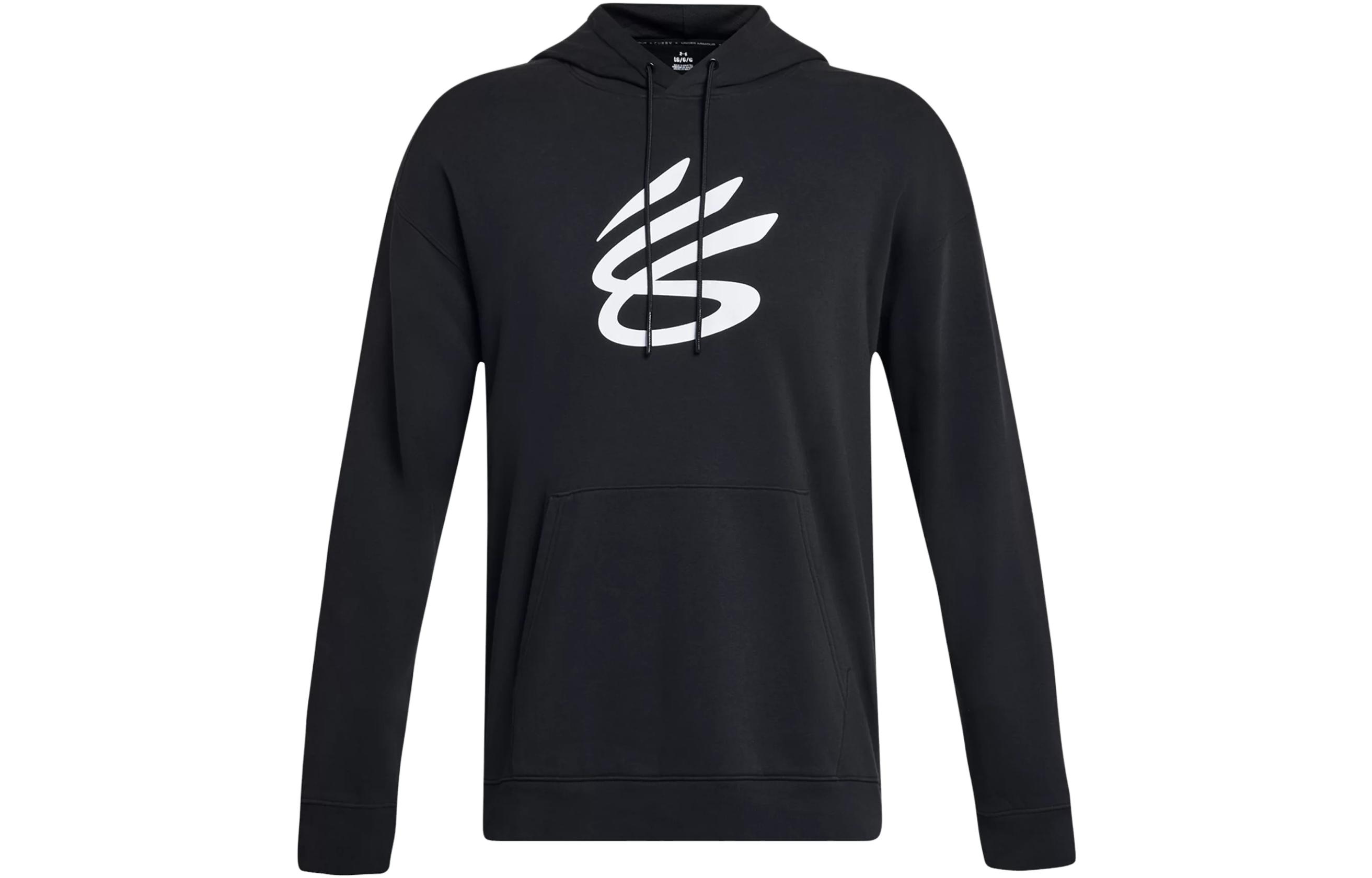 Under Armour Curry Logo Fleece Hoodie Black 1380839-001