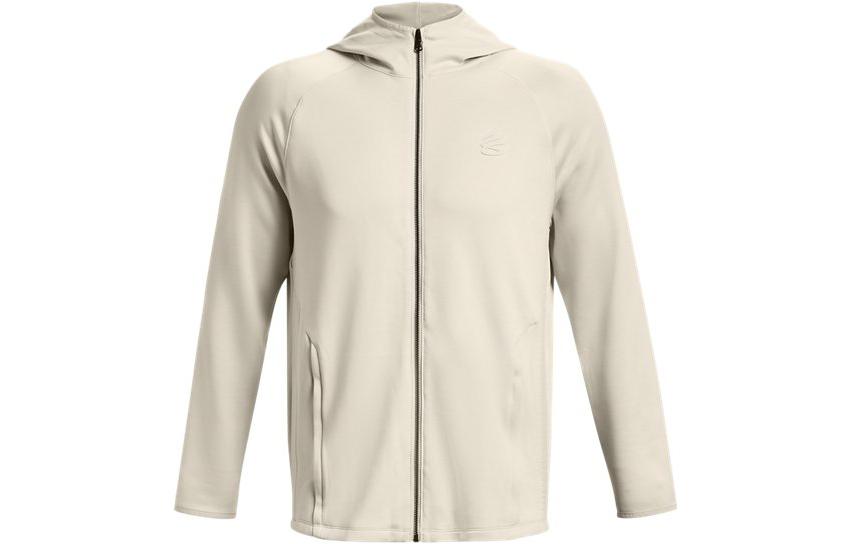 Under Armour Curry Playable Jacket White Basketball Outerwear 1380323-110