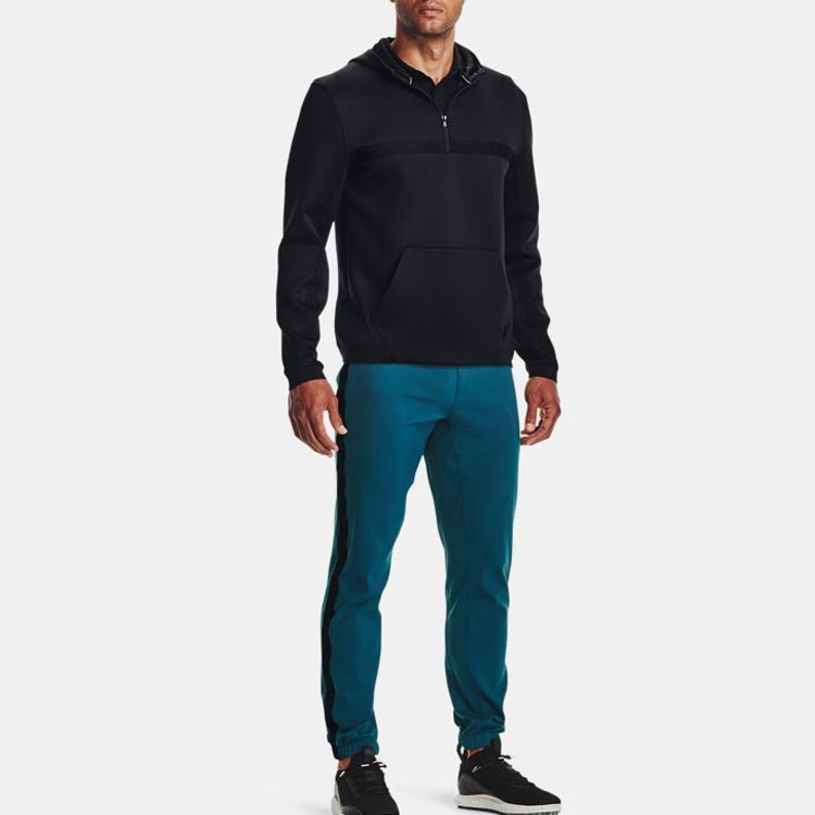 Shop Under Armour Curry Series Half-Zip Hoodie Jacket Black 1366277-001