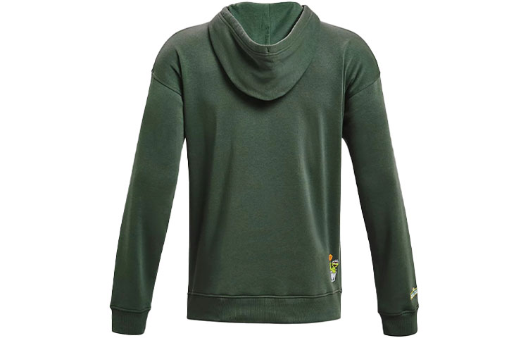 Lookbook Under Armour Curry Sesame Green Printed Hoodie Sweater Relaxed Fit 1368318-332