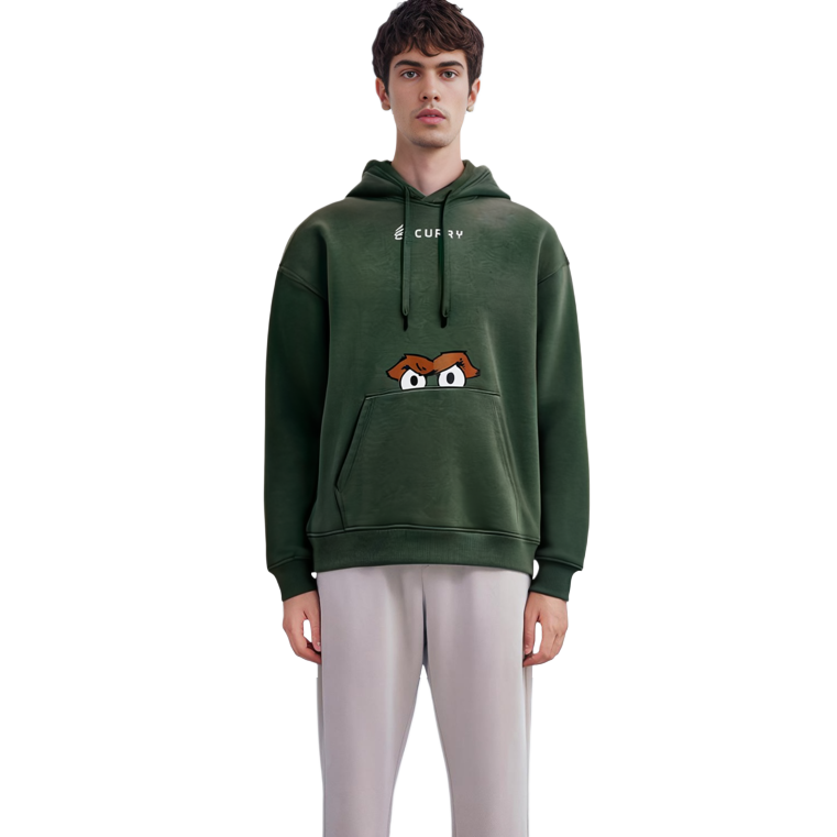 Sizing Under Armour Curry Sesame Green Printed Hoodie Sweater Relaxed Fit 1368318-332