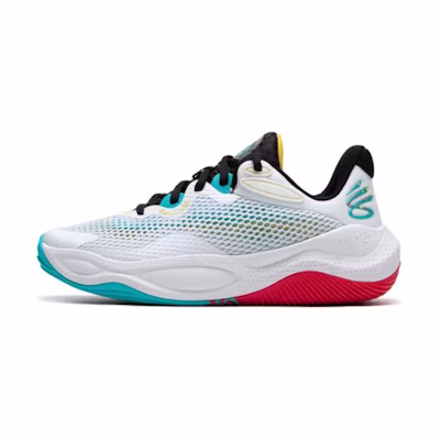 UA Curry Splash 24 AP 'White Cool Pink Belt Blue'