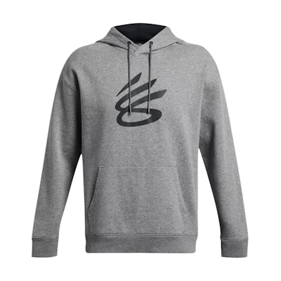 Under Armour Curry Splash Logo Hoodie Men’s Deep Gray Pullover 1380839-025