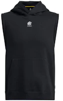 Under Armour Curry Splash Sleeveless Hoodie Black/White Fashion Staple 1389483-001 Under Armour Curry Splash Sleeveless Hoodie Black/White Fashion Staple 1389483-001