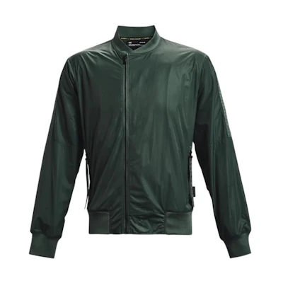 Under Armour Curry Utility Green Basketball Jacket – Fall Casual Collection 1366632-332