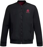 Under Armour Curry x Bruce Lee SS24 Reversible Fleece Bomber Jacket Black Mens 1383730-001 Under Armour Curry x Bruce Lee SS24 Reversible Fleece Bomber Jacket Black Mens 1383730-001
