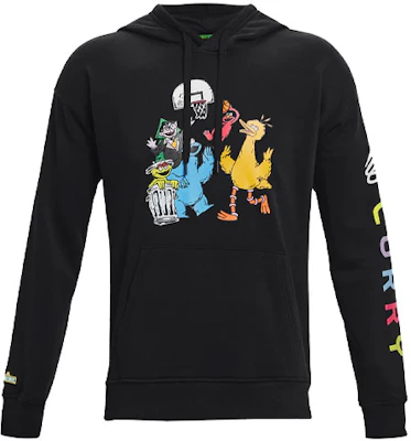Under Armour Curry x Sesame Street Hoodie Hitam Edisi Musim Dingin 1366639-001 Buy Under Armour Curry x Sesame Street Hoodie Hitam Edisi Musim Dingin 1366639-001