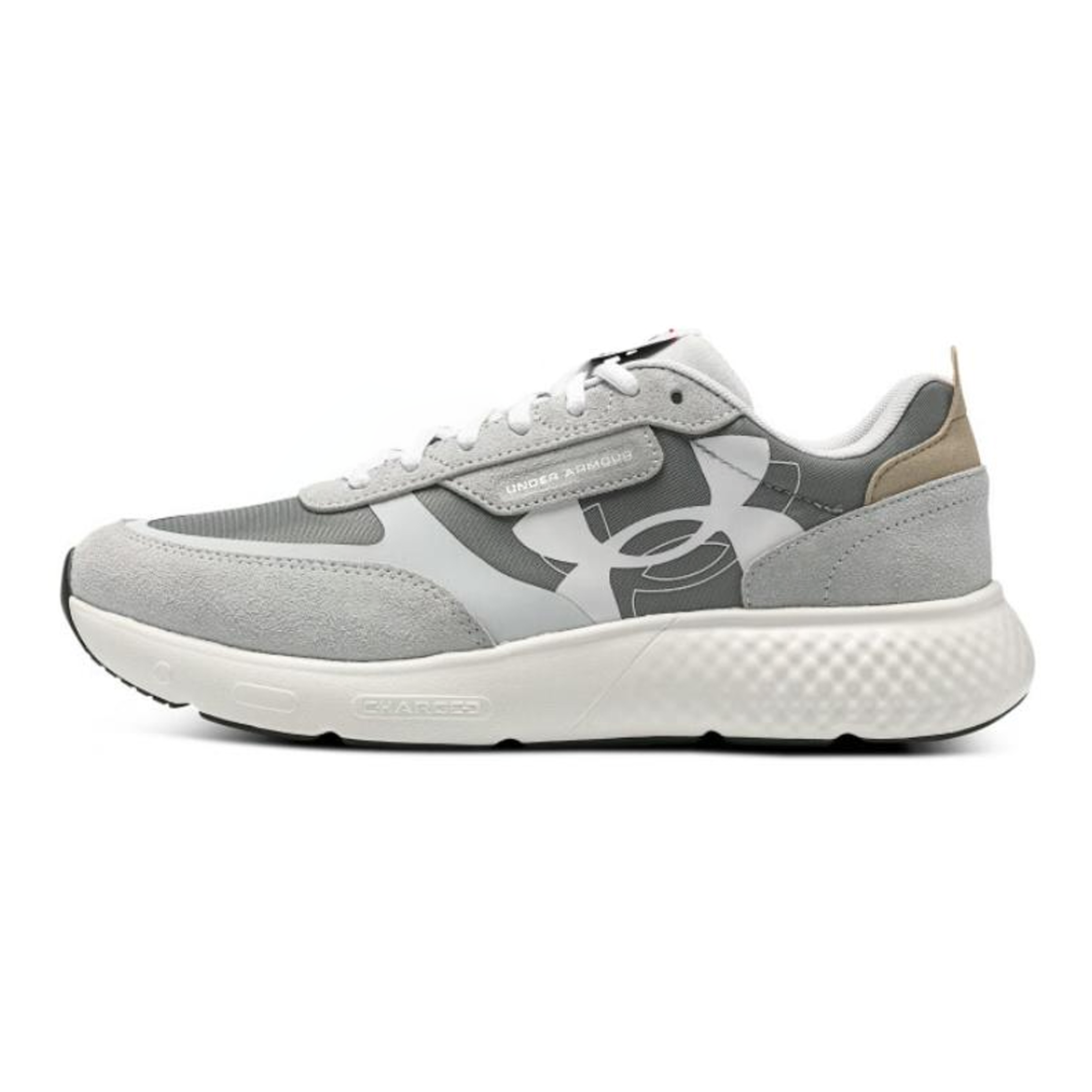 Under Armour Decoy Lux Low-Top Running Shoes Grey - Durable & Comfortable. 3028612-103