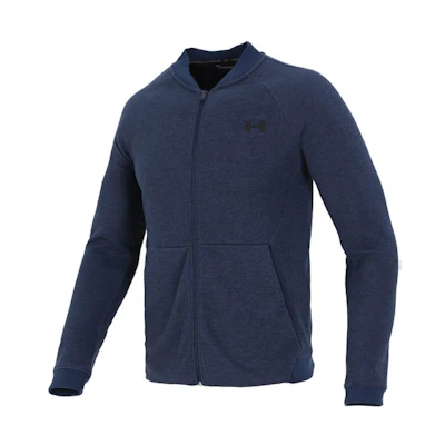 Under Armour Double-Layer Knit Training Jacket Blue Sportswear 1347272-408