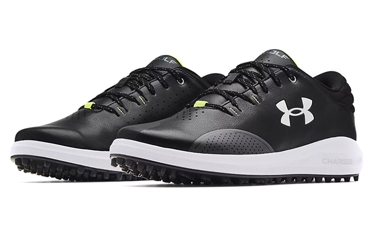 Lookbook Under Armour Draw Sport Spikeless ''Schwarz Pitch Grau'' Golfschuhe 3023731-001