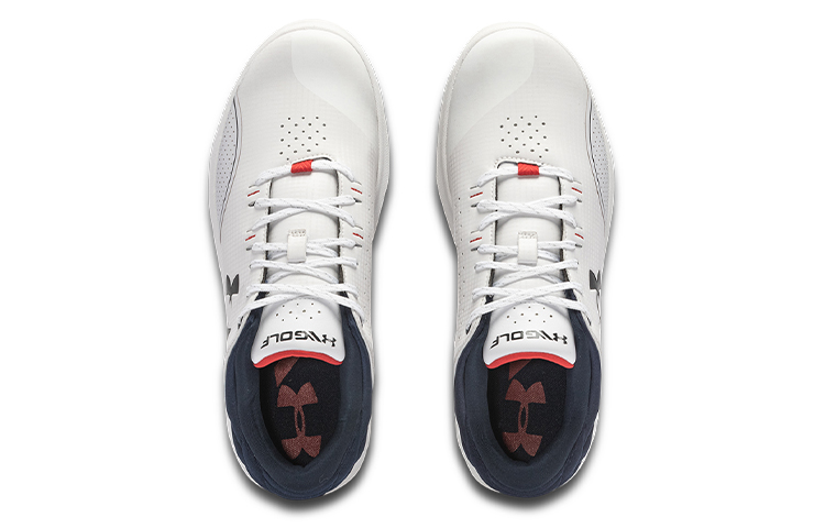 Shop UAドロー スポーツ ワイドE ホワイト ランニングシューズ 3024563-102