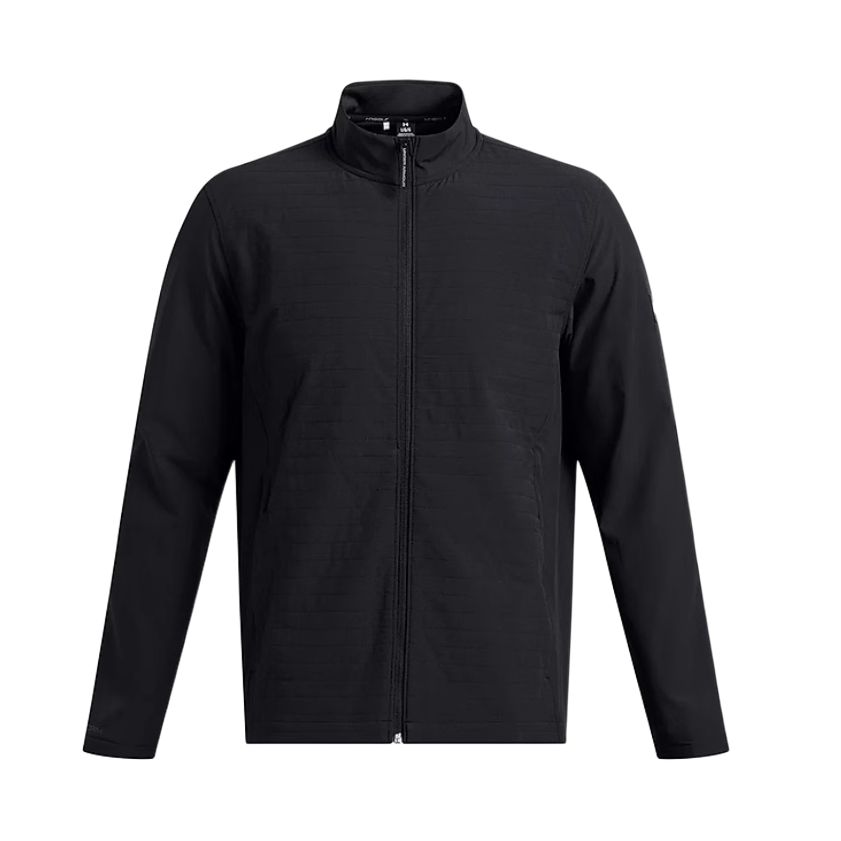 Under Armour Drive Pro Black Waterproof Insulated Jacket with Stand Collar 1387119-001